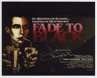 1b833 DENNIS CHRISTOPHER signed color 8x10 REPRO still 2000s on a poster image from Fade To Black!