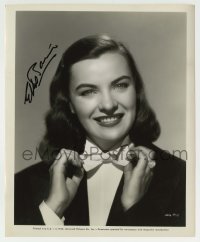 1b404 ELLA RAINES signed 8.25x10 still 1946 sexy smiling portrait from White Tie and Tails!