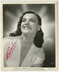 1b403 ELLA RAINES signed 8.25x10 still 1943 beautiful portrait when she was in Corvette K-225!