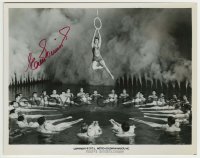1b407 ESTHER WILLIAMS signed 8x10.25 still 1974 synchronized swimming scene in That's Entertainment!