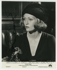 1b413 FAYE DUNAWAY signed 8x10 still 1974 great close up in Chinatown, signed on front & back!