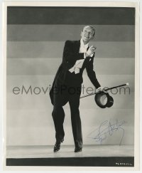 1b851 FRED ASTAIRE signed 8.25x10 REPRO still 1980s great full-length image doing a dance in Top Hat