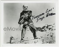 1b856 GEORGE WALLACE signed 8x10 REPRO still 1980s Commando Cody in Radar Men from the Moon!
