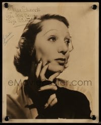 1b429 GERTRUDE LAWRENCE signed deluxe stage play 8x10 still 1943 when she was in Lady in the Dark!