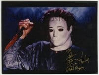 1b863 HALLOWEEN 5 signed color 8x10.25 REPRO still 1989 by Danielle Harris AND Don Shanks!