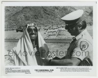 1b461 JAMIE FARR signed 8x10 still 1981 great close up as Arab oil sheik from The Cannonball Run!