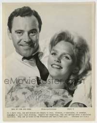 1b505 LEE REMICK signed 8x10.25 still 1963 great close up with Jack Lemmon in Days of Wine & Roses!