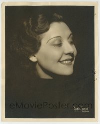 1b507 LITA GREY signed deluxe 8x10 still 1920s portrait by Seymour, she signed Lita Grey Chaplin!