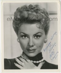 1b535 MITZI GAYNOR signed 8.25x10 still 1956 great portrait when she made The Birds & The Bees!
