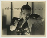 1b537 MYRNA LOY signed 8x10 still 1920s as sexy blonde with those incredible eyes by Alexander!