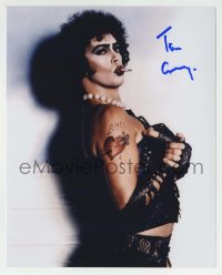 1b985 TIM CURRY signed color 8x10 REPRO still 2000s Dr. Frank-N-Furter in Rocky Horror Picture Show!