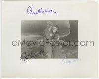 1b993 WOLF MAN signed 8x10 REPRO still 1941 by Patric Knowles, Evelyn Ankers AND Curt Siodmak!