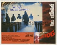 1b128 FOG signed LC #3 1980 by Adrienne Barbeau, great image of creepy lepers in church!