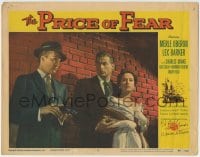1b161 PRICE OF FEAR signed LC #6 1956 by Warren Stevens, who's with Merle Oberon & Lex Barker!
