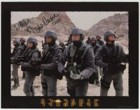 1b169 STARSHIP TROOPERS signed LC 1997 by Dina Meyer, who's w/ Casper Van Dien on infested planet!