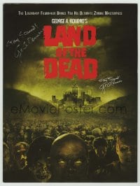 1b291 GEORGE ROMERO signed 9x12 presskit folder 2005 ultimate zombie masterpiece, Land of the Dead!