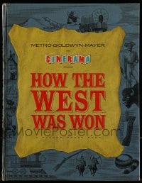 1b211 HOW THE WEST WAS WON signed hardcover souvenir program book 1964 by Peppard AND Tamblyn!