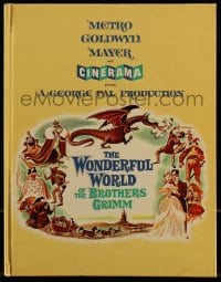 1b218 WONDERFUL WORLD OF THE BROTHERS GRIMM signed hardcover souvenir program book 1962 by Tamblyn!