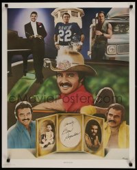 1b056 BURT REYNOLDS signed Nostalgia Merchant #64/2000 24x30 special poster 1981 great montage!