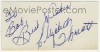 1b707 ELIZABETH THREATT signed 2x4 cut album page 1950s can be framed with the included 8x10 still!