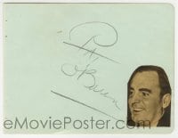 1b729 PAT O'BRIEN signed 5x6 cut album page 1940s it can be framed & displayed with a repro still!
