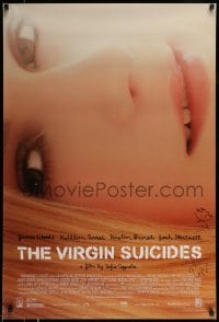 1b039 VIRGIN SUICIDES signed 1sh 1999 by BOTH director Sofia Coppola AND star Kirsten Dunst!