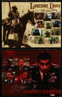 1b786 BARRY CORBIN 5 signed color 8x10 REPRO stills 2000s portraits from Lonesome Dove & WarGames!