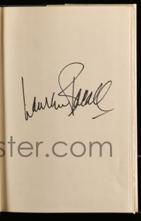 1b312 LAUREN BACALL signed hardcover book 1979 her autobiography All By Myself!