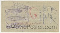 1b673 EDDIE FISHER signed 3x6 canceled check 1957 getting paid $125 from Rosenthal & Norton!