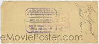 1b679 MEL TORME signed 3x8 canceled check 1963 getting paid $2,460 from Kingsrow Productions!