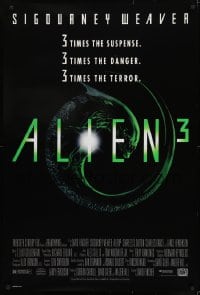 1c059 ALIEN 3 1sh 1992 this time it's hiding in the most terrifying place of all!