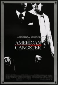 1c074 AMERICAN GANGSTER 1sh 2007 Denzel Washington, Russell Crowe, Ridley Scott directed!