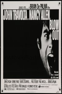 1c147 BLOW OUT 1sh 1981 John Travolta, Brian De Palma, murder has a sound all of its own!