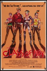1c191 CLASS OF 1984 1sh 1982 art of bad punk teens, we are the future & nothing can stop us!