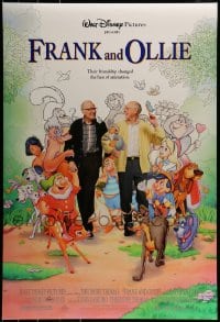 1c336 FRANK & OLLIE DS 1sh 1995 Walt Disney animators Frank Thomas & Oliver Johnston!