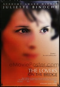 1c587 LOVERS ON THE BRIDGE 1sh 1992 out of focus close up of Juliette Binoche!