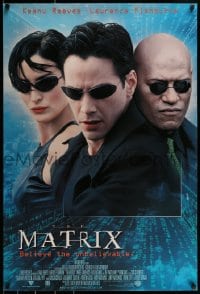 1c609 MATRIX int'l 1sh 1999 Keanu Reeves, Carrie-Anne Moss, Fishburne, Wachowskis!