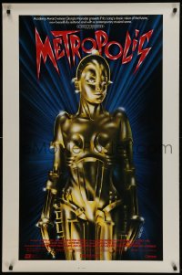 1c628 METROPOLIS 1sh R1984 Brigitte Helm as the gynoid Maria, The Machine Man!