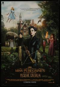 1c636 MISS PEREGRINE'S HOME FOR PECULIAR CHILDREN style A int'l advance DS 1sh 2016 Burton, Green!
