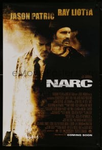 1c666 NARC advance DS 1sh 2002 narcotics drug police officers Jason Patric & Ray Liotta!