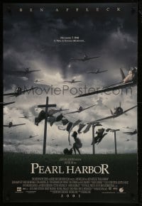 1c701 PEARL HARBOR int'l advance DS 1sh 2001 World War II fighter planes flying over laundry line!