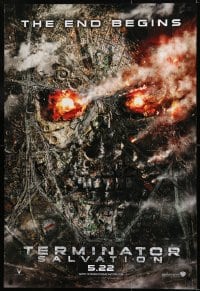 1c897 TERMINATOR SALVATION teaser DS 1sh 2009 05.22 style, Christian Bale, the end begins!