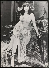 1d929 THEDA BARA 29x41 commercial poster 1967 full-length image of silent star in Cleopatra!