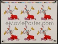 1d726 WHO FRAMED ROGER RABBIT 2-sided printer's test 20x26 special poster 1988 six images of him!