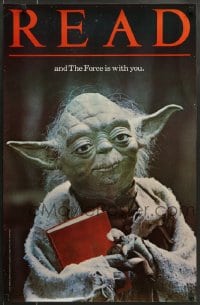 1d729 YODA 22x34 special 1983 The American Library Association says Read: The Force is with you!