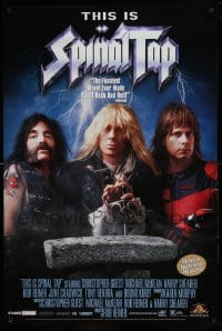 1d808 THIS IS SPINAL TAP 27x40 video poster R2000 Rob Reiner heavy metal rock & roll cult classic!