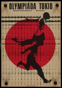 1f308 TOKYO OLYMPIAD Czech 11x16 1965 Kon Ichikawa's movie of the 1964 Summer Olympics in Japan!