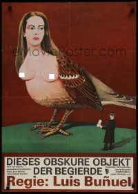 1f200 THAT OBSCURE OBJECT OF DESIRE East German 23x32 1980 Bunuel's Cet obscur object du desir!