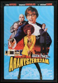1f409 GOLDMEMBER advance Hungarian 27x38 2002 Mike Myers as Austin Powers, Michael Caine!