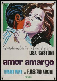 1f150 BITTER LOVE Italian 1sh 1974 Amore Amaro, art of Lisa Gastoni by Ercole Brini!